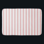 Baby Pink Color Stripes Vacation Sommerpastel Badematte<br><div class="desc">Klassische pastellfarbene,  hellrosa Streifen,  trendige Sonnenbrillen im Sommer. Wohngestaltung und Accessoires in Rosa.</div>