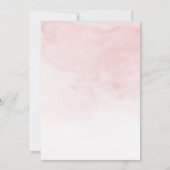 Baby Pink Diamond Coquette Bow Baby Shower Girl Einladung (Rückseite)