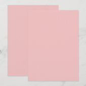 Baby Pink Einladung (Vorne/Hinten)