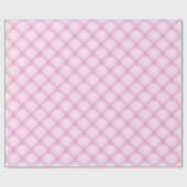 Baby Pink Elegant gequilt Geschenkpapier (Flach)