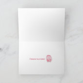 Baby Pink Elephant Card Karte (Innenseite)