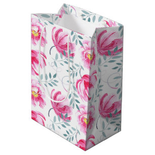 Baby Pink Englische Rose Mittlere Geschenktüte