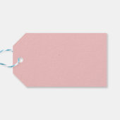 Baby Pink Geschenkanhänger (Rückseite Horizontal)