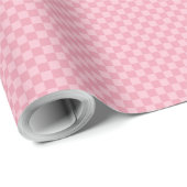Baby Pink Geschenkpapier (Rolleneckpunkt)