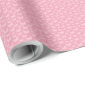 Baby Pink Geschenkpapier (Rolleneckpunkt)