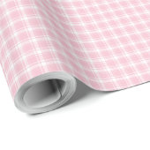 Baby Pink Geschenkpapier (Rolleneckpunkt)