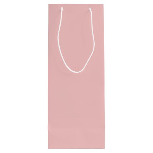 Baby Pink Geschenktüte Für Weinflaschen (Rückseite)