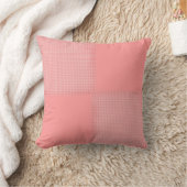 Baby Pink Gingham Kissen (Decke)