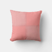 Baby Pink Gingham Kissen (Vorderseite)