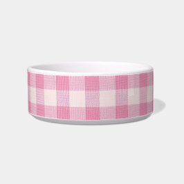 Baby Pink Gingham Napf