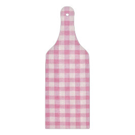 Baby Pink Gingham Pattern Schneidebrett