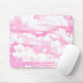 Baby Pink Happy Clouds Dekoration Mousepad (Mit Mouse)