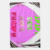 Baby Pink Hearts Hakuna Matata Baby Kids Design.p Handtuch (Vertikal)