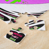 Baby Pink Hearts Hakuna Matata Baby Kids Design.p Puzzle (Seite)