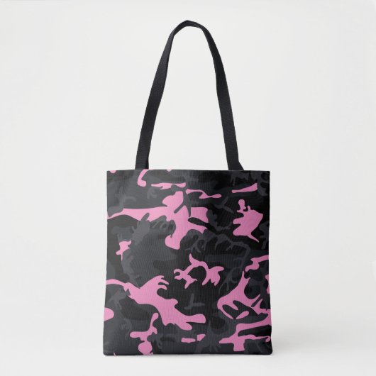 Baby Pink Highlights Camouflage Tasche (Vorderseite)