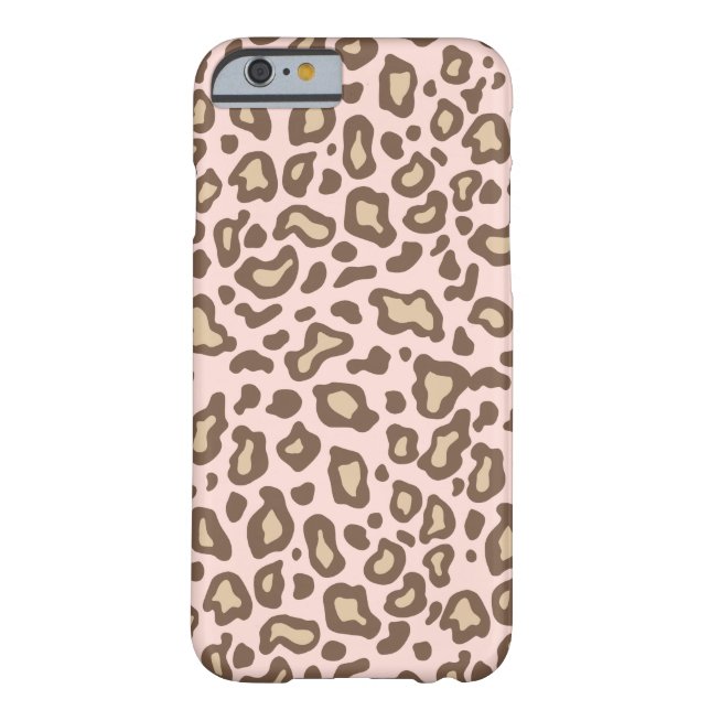 Baby Pink Leopard iPhone 6 Fall Case-Mate iPhone Hülle (Rückseite)