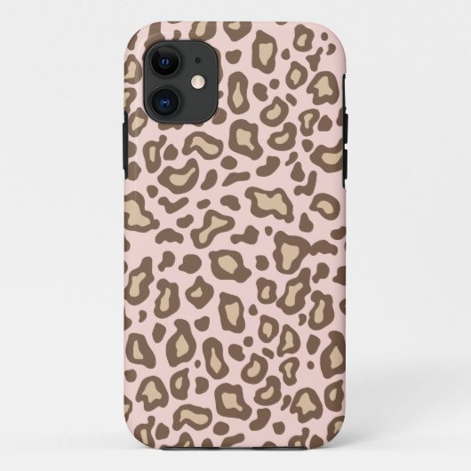 Baby Pink Leopard Print iPhone 5 Fall Case-Mate iPhone Hülle (Rückseite)