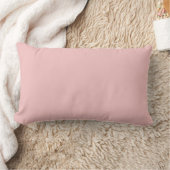 Baby Pink Lumbar Kissen (Decke)