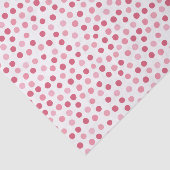 Baby Pink Niedliche Polka Dotpapier Seidenpapier (Ausschnitt)