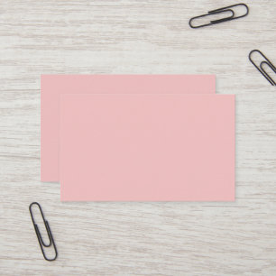 Baby Pink Oceania Business Card Visitenkarte