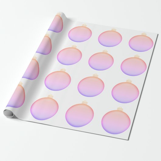 Baby Pink Ornament Wrapping Paper Geschenkpapier (Ungerollt)
