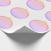 Baby Pink Ornament Wrapping Paper Geschenkpapier (Ecke)