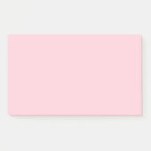 Baby Pink Pastel Solid Color Post-it Klebezettel (Vorderseite)