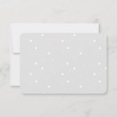 Baby Pink Penguin Vielen Dank Einladung (Rückseite)