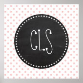 Baby Pink Polka Dots; Halbpension Poster (Vorne)