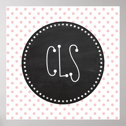 Baby Pink Polka Dots; Halbpension Poster (Vorne)