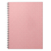 Baby Pink Polka Dots Notizblock (Vorderseite)