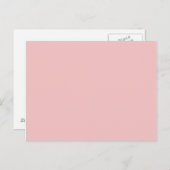 Baby Pink Postkarte (Vorne/Hinten)