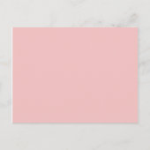 Baby Pink Postkarte (Vorderseite)