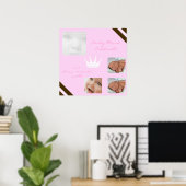 Baby Pink Queen Collage Gerahmt Wall Art Poster (Heimbüro)