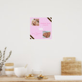 Baby Pink Queen Collage Wall Art Poster (Küche)