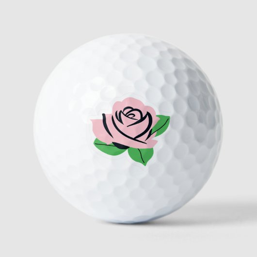 Baby Pink Rose Golfball (Vorderseite)