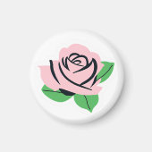 Baby Pink Rose Magnet (Vorne)