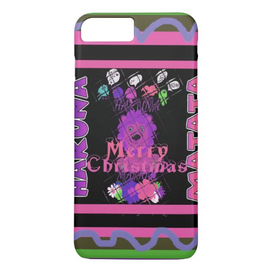 Baby pink Schöne frohe Weihnachten Hakuna Matata Case-Mate iPhone Hülle (Rückseite)