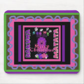Baby pink Schöne frohe Weihnachten Hakuna Matata Mousepad (Vorne)