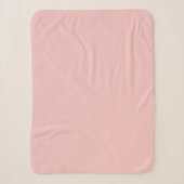 Baby Pink Sherpadecke (Vorderseite)