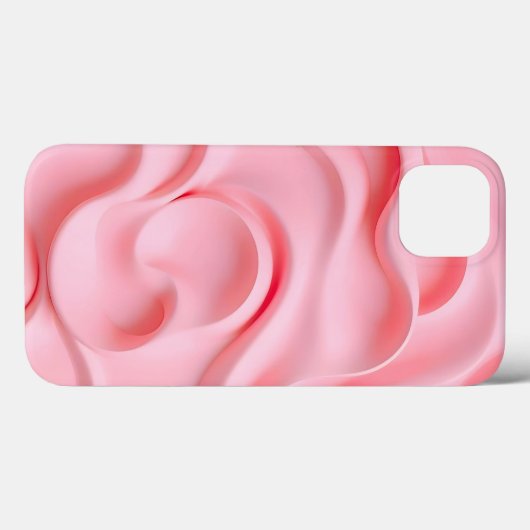 Baby Pink Soft Texture iPhone Case for Women (Rückseite (Horizontal))