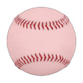 Baby Pink Solid Color Baseball (Rückseite)
