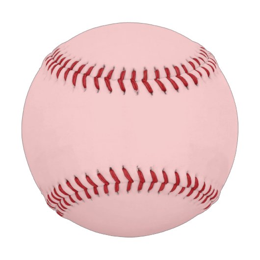 Baby Pink Solid Color Baseball (Vorderseite)
