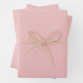 Baby Pink Solid Color Geschenkpapier Set (Beispiel)