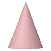 Baby Pink Solid Color Partyhütchen (Links)