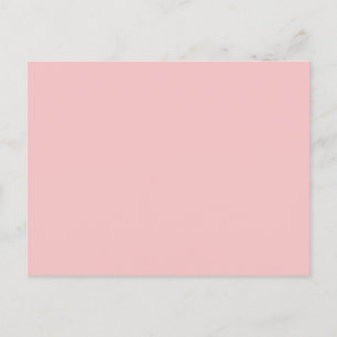 Baby Pink Solid Color Postkarte