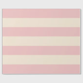 Baby Pink Stripes Geschenkpapier (Flach)
