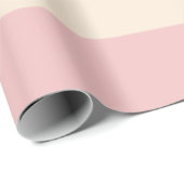 Baby Pink Stripes Geschenkpapier (Rolleneckpunkt)