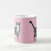 Baby Pink Tabby Cats Art Tasse (Mittel)