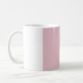 Baby PINK TEMPLATE Einfach TEXT in FOTO anpassen Kaffeetasse (Links)